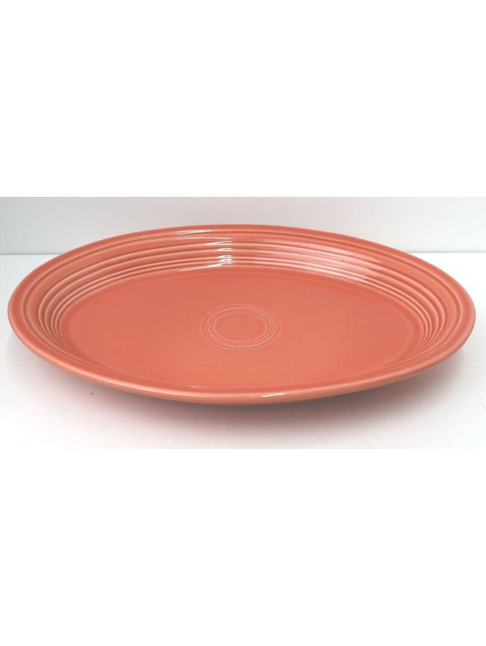 Fiesta Coral Orange Oval Serving Platter